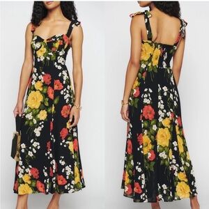 COPY - Reformation midi dress floral print NWT